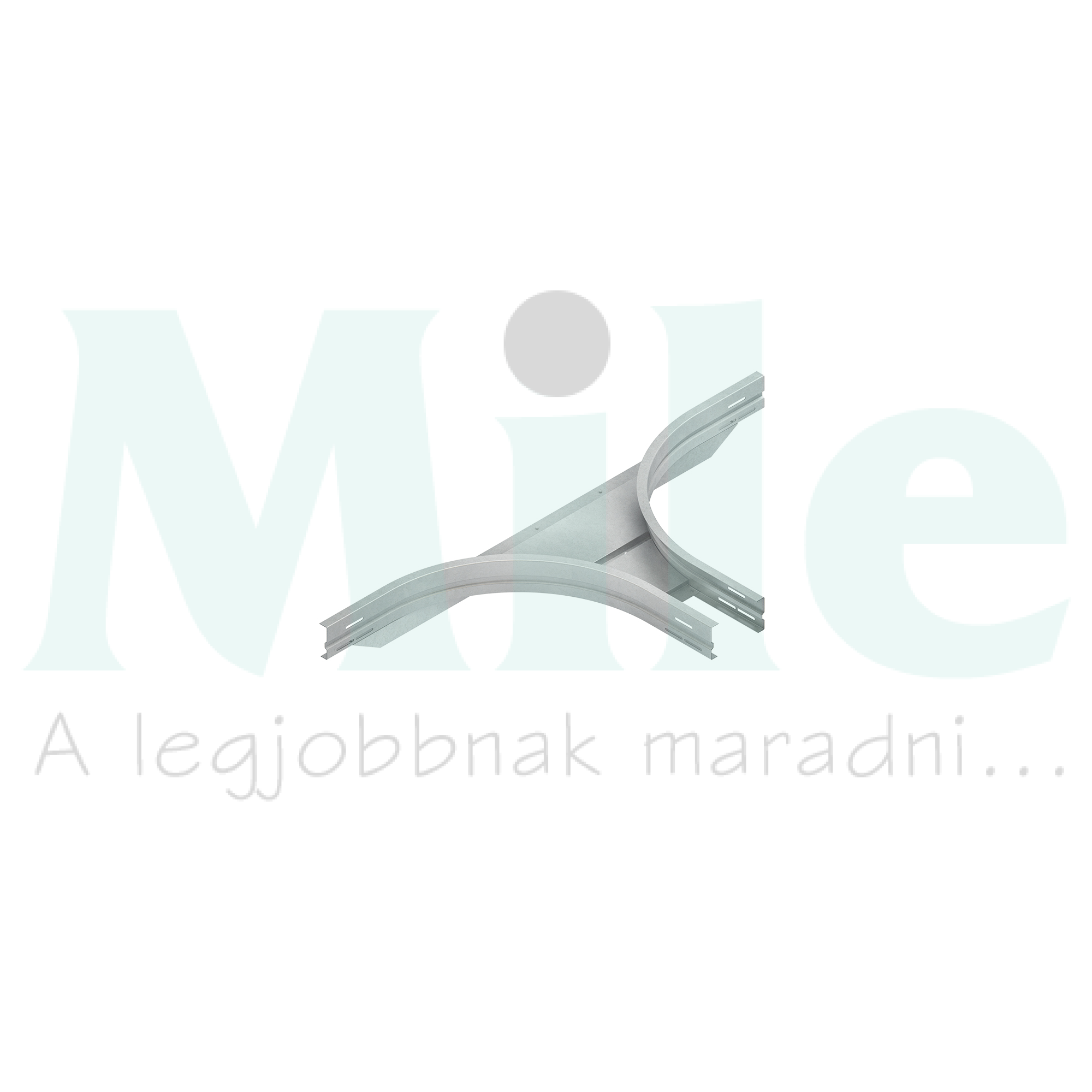 Kábeltálca T-elágazóidom 105mm 200mm-sz/leág szalaghorganyzott acél WRTAR 105200 Niedax